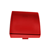 3" x 3" Red Square Dome Light Lens