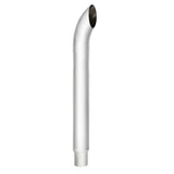 6"-5"D x 108"L Chrome Curved Top Stack Plain End
