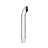 7"-5"D x  36"L Chrome Curved Top Stack Plain End