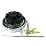 Peterbilt Lever Style Locking Aluminum Silver Fuel Cap