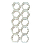 White Huck Sleeves 15/16" I.D and 30mm O.D - 10 Pack