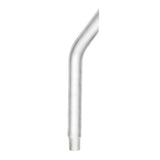 6"-5"D x 96"L Chrome Bull Horn Top Stack Plain End