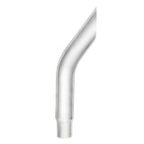 7"-5"D x 60"L Chrome Bull Horn Top Stack Plain End