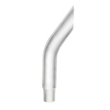8"-5"D x 48"L Chrome Bull Horn Top Stack Plain End