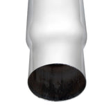 6"-5"D x 108"L Chrome Mitered Top Stack Plain End