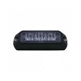 4" Amber 3 LED Mini Warning Light with Clear Lens