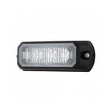 4" Mini 3 Red LED Warning Light with Clear Lens