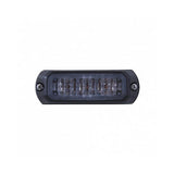 4" Mini 3 Red LED Warning Light with Clear Lens