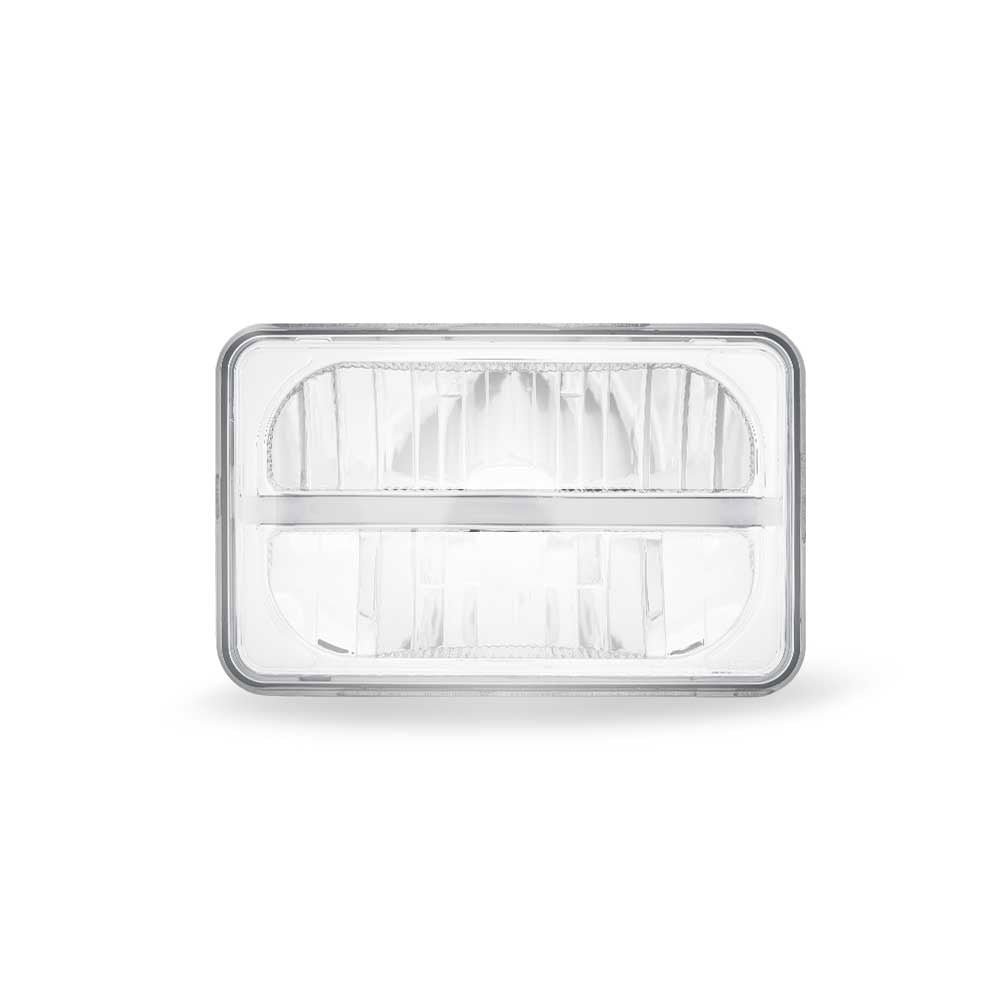 4" x 6" Low Beam LED Reflector Headlight with LED Accent