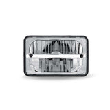 4" x 6" Heated LED High Beam Reflector Head Light with White Glow Accent