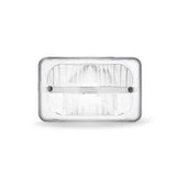 4" x 6" Heated LED High Beam Reflector Head Light with White Glow Accent