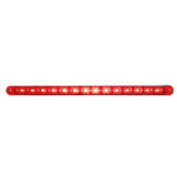 12" Light Bar with Chrome Bezel and 14 Red LEDs