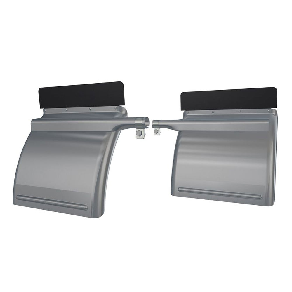 SS Paddle Mount PMCL-24 Low Mount Quarter Fender with Triangle Tube & Top Flap