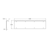 18" Fork Lift Plate