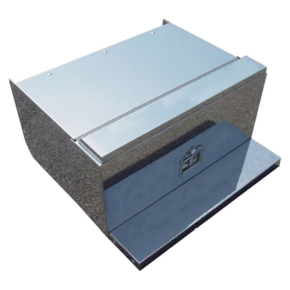 Peterbilt 30"L Stainless Smooth Step Cab Entry Tool Box