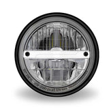 7" Heated LED Reflector Headlight with Glow Position LED Accent, High & Low Beam