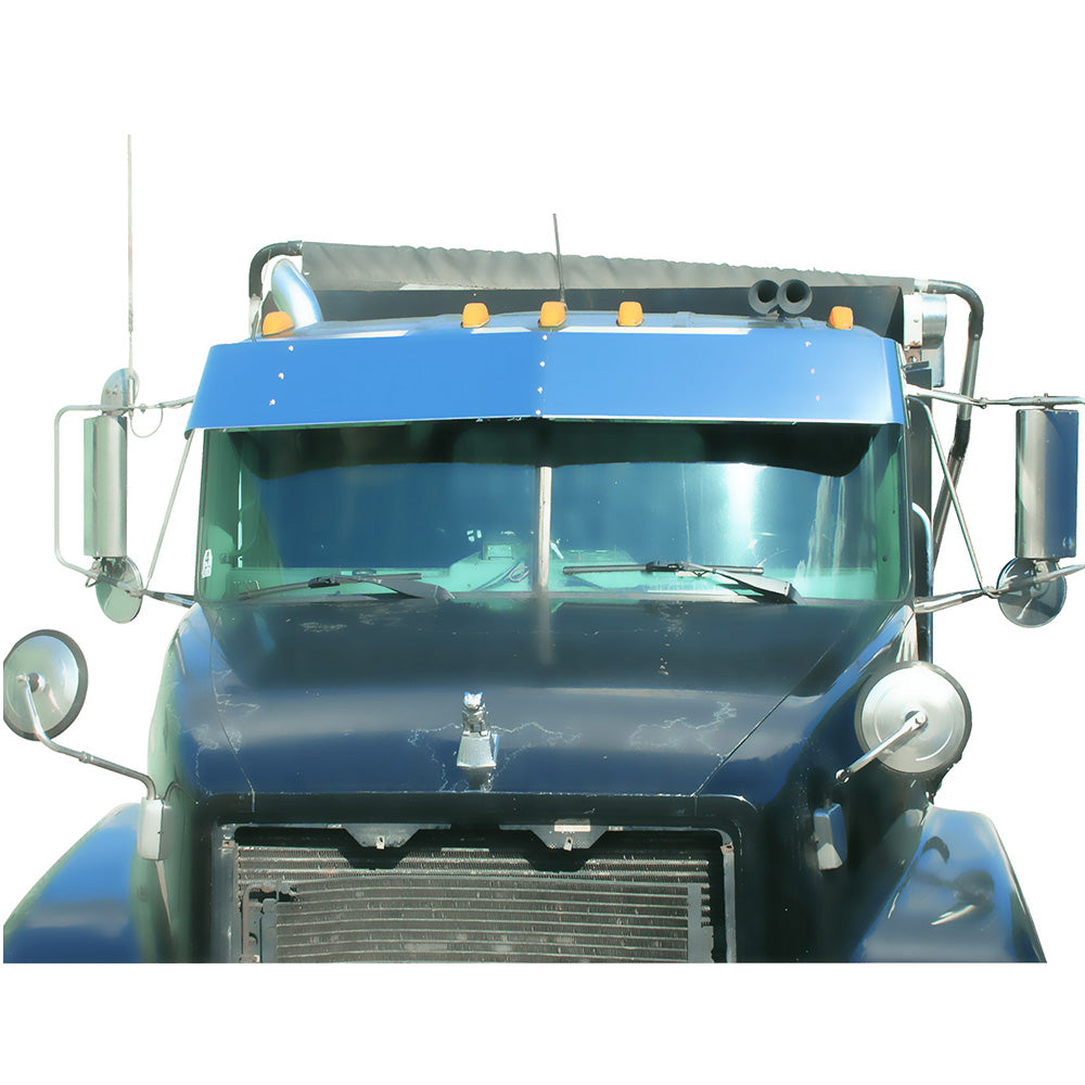 13" Stainless Steel Drop Visor for 1994 - 2004 Mack CH