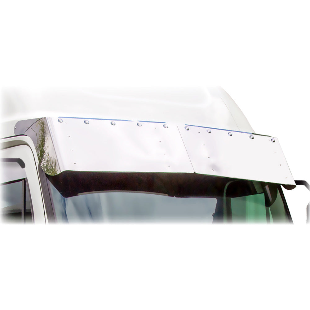 18" SS Drop Visor 2021-2025 Western Star 49X, 57X High Roof