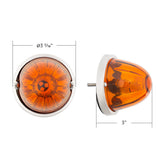 Ultraburst Glass Watermelon Flush Mount 18 LED Bulb