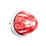 Ultraburst Glass Watermelon Flush Mount 18 LED Bulb