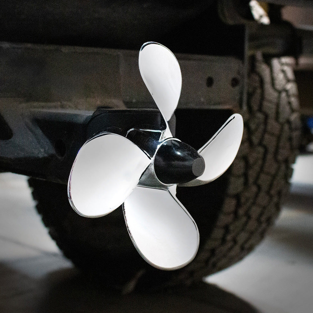 Spinning Propeller Hitch Cover for 2" x 2" Trailer Hitch Receiver