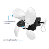 Spinning Propeller Hitch Cover for 2" x 2" Trailer Hitch Receiver