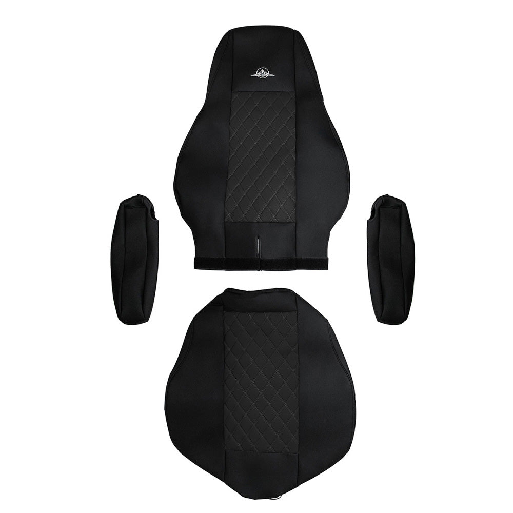 Riggear NAPA Black Faux Leather Seat Cover for 2008+ FL Cascadia