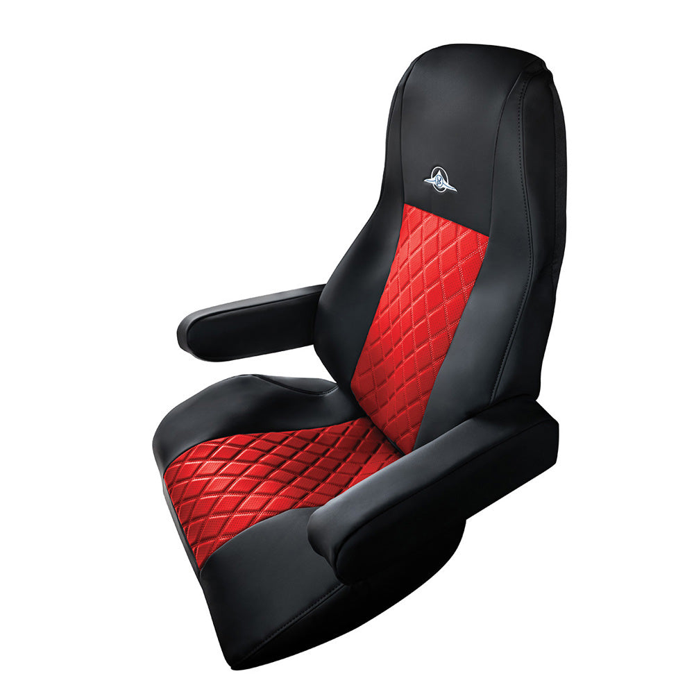 Riggear NAPA Black Faux Leather Seat Cover for 2008+ FL Cascadia