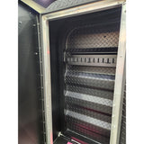 68"H x 80"L Textured Black Powder Coat Aluminum Diamond Plate Cab Rack