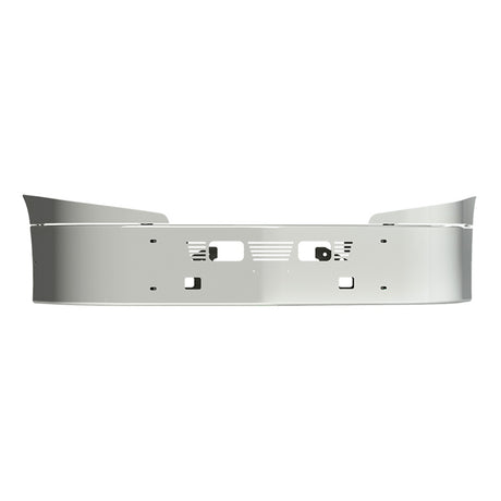16" Intl LT series 2017+ SB chrome bumper with step, vent, fog, tow cut outs