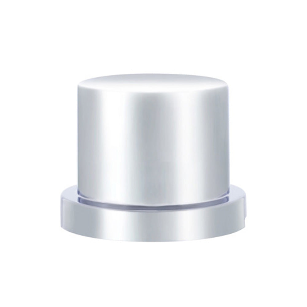 11/16" X 15/16" Chrome Plastic Flat Top Nut Cover "“ Push-On