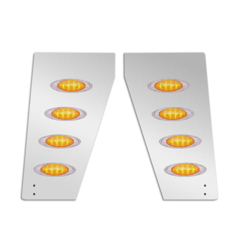 Peterbilt 359 cowl panel with four P1 leds for semi trucks