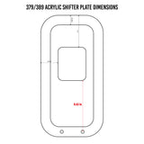 Peterbilt 389 RGB LED Shifter Plate