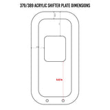 Peterbilt 389X LED Shifter Plate - Version 2