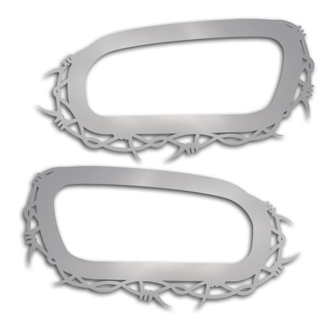 Peterbilt 589 barb wire door handle trim for semi trucks
