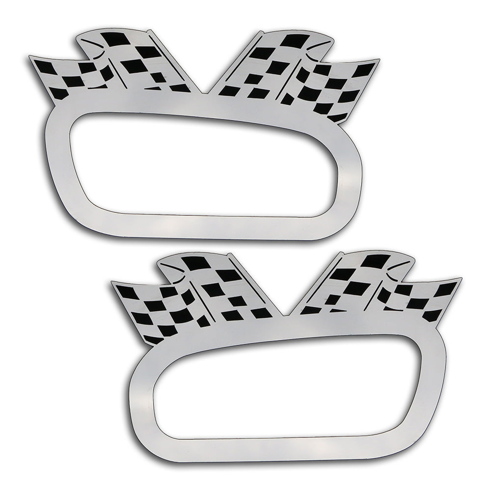 Peterbilt 589 Checkered Flag Door Handle Trim – Iowa 80