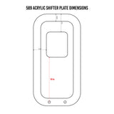 Peterbilt 589 RGB LED Shifter Plate