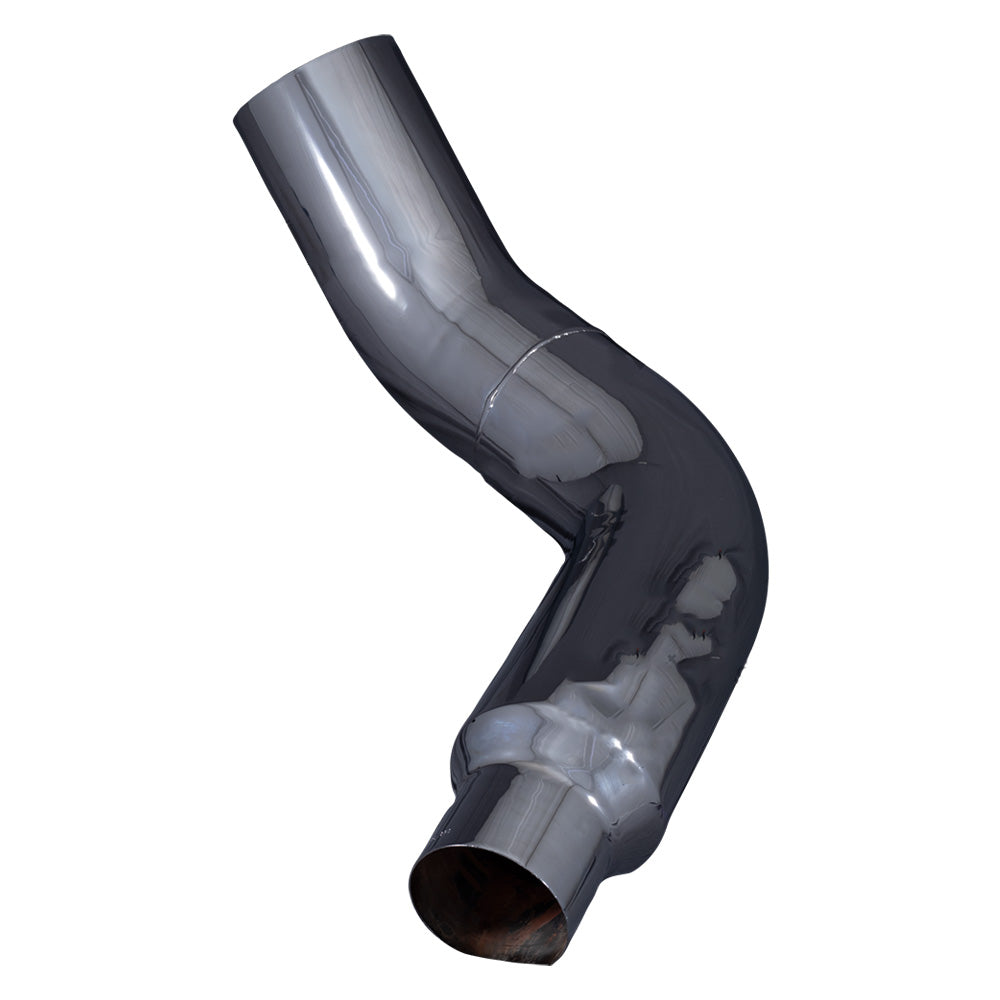 7"OD - 5"OD Kenworth Chrome P/S Elbow OEM K180-18615RCP