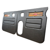 Peterbilt 379 American Classic Black Door Panel with Laminated Wood Logo