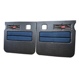Peterbilt 379 American Classic Black Door Panel with Stainless Steel Logo