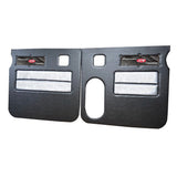 Peterbilt 379 American Classic Black Door Panel with Stainless Steel Logo
