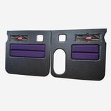 Peterbilt 379 American Classic Black Door Panel with Stainless Steel Logo