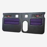 Peterbilt 379 American Classic Black Door Panel with Stainless Steel Logo