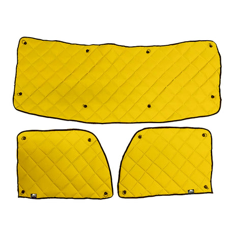 Peterbilt 567, 579, 589 ZenEclipse blackout window covers - yellow for semi trucks