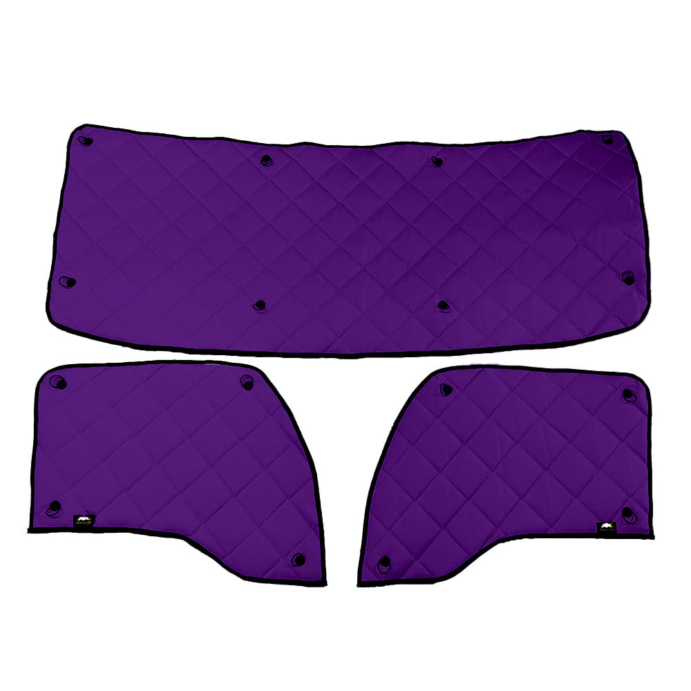 Kenworth T680, T880, W990 ZenEclipse Blackout Window Covers - Purple