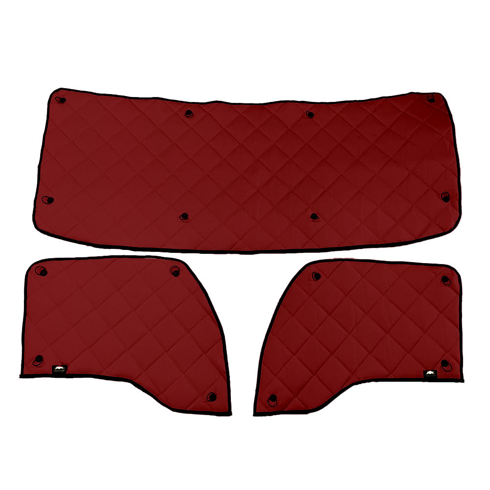 Kenworth T680, T880, W990 ZenEclipse Blackout Window Covers - Wine