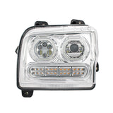 Kenworth W990 Chrome High Power LED Turn, LED Halo Light Headlight