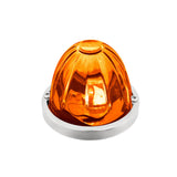 3-1/2" Double Fury 4 LED Clear Glass Watermelon Light