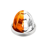 3-1/2" Double Fury 4 LED Clear Glass Watermelon Light