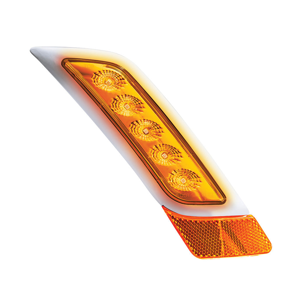 Double Fury Amber, Red 5 LED Fender Turn Signal for PB 579, 587 "“ PS
